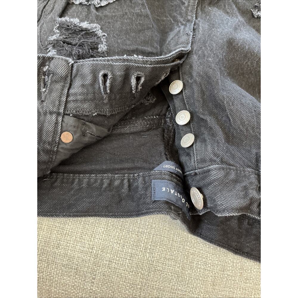 American Eagle/ Aeropostale Size 4 LOT Distressed Denim Mom Shorts 90s Baggy - Picture 11 of 16
